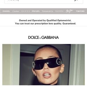Dolce & Gabbana Shield Sunglasses with Silver Accents